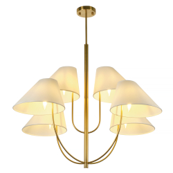 Потолочная люстра на штанге MyFar Lukas MR2390-6C