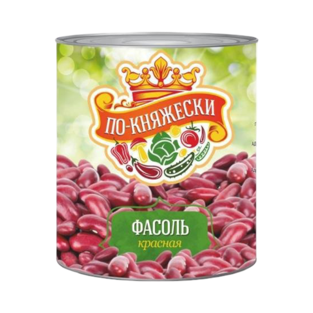 Фасоль красная 425гр ж/б По-Княжески