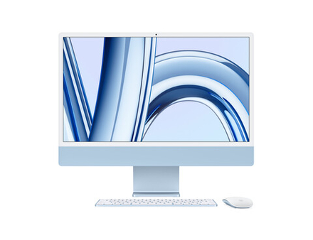 Apple iMac M3, 2023, 8GB, 512GB, 8-CPU, 10-GPU, Blue (Синий)