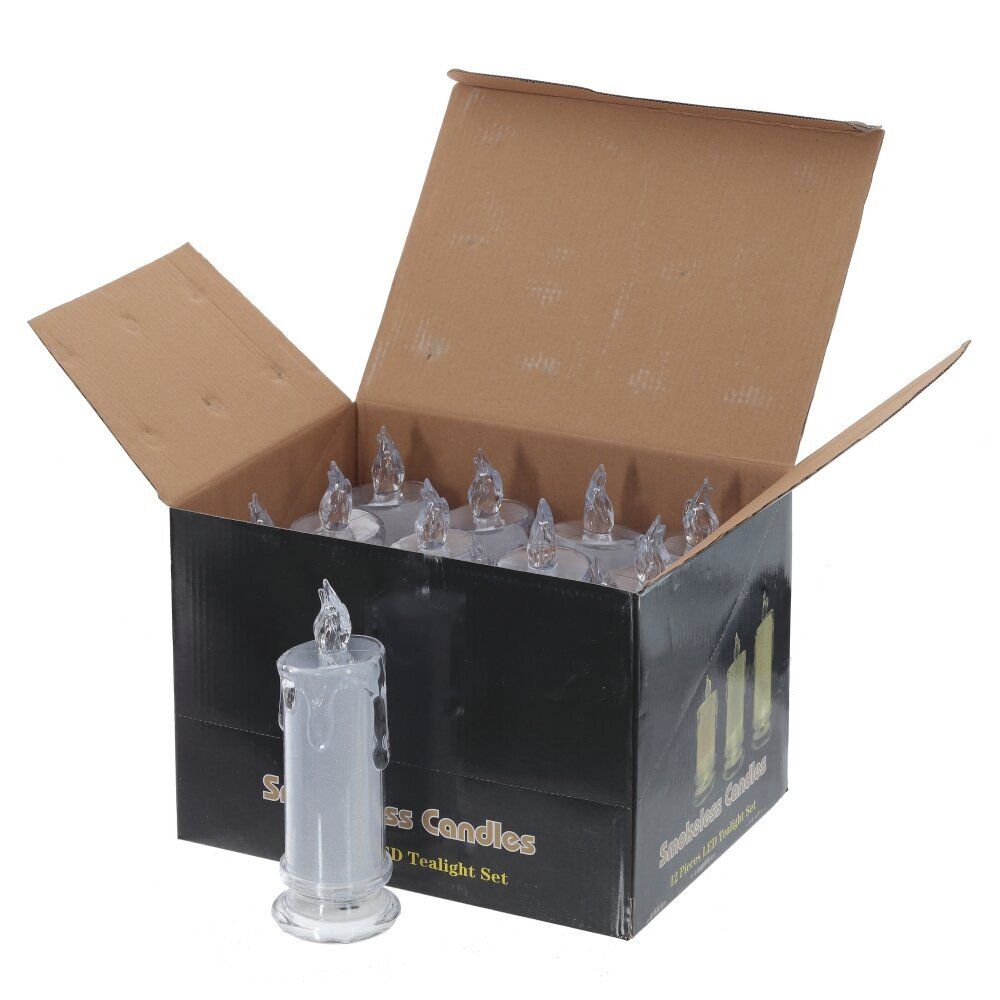 GAEM Изделие декоративное "Свеча" (подсветка, 3xLR54) (блок 12шт), D 6 см, L6 W6 H18 см