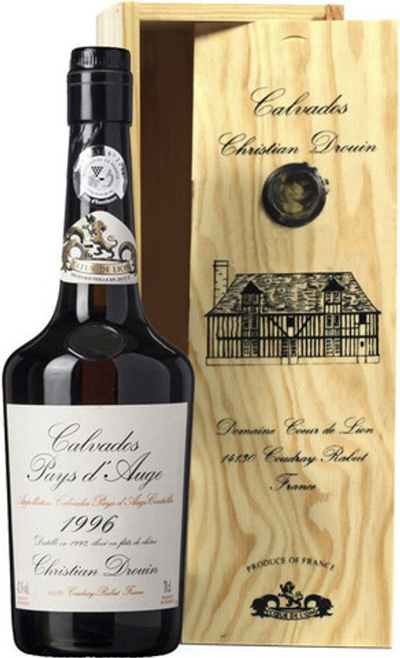 Кальвадос Coeur de Lion Calvados Pays d'Auge 1996 wooden box, 0.7 л