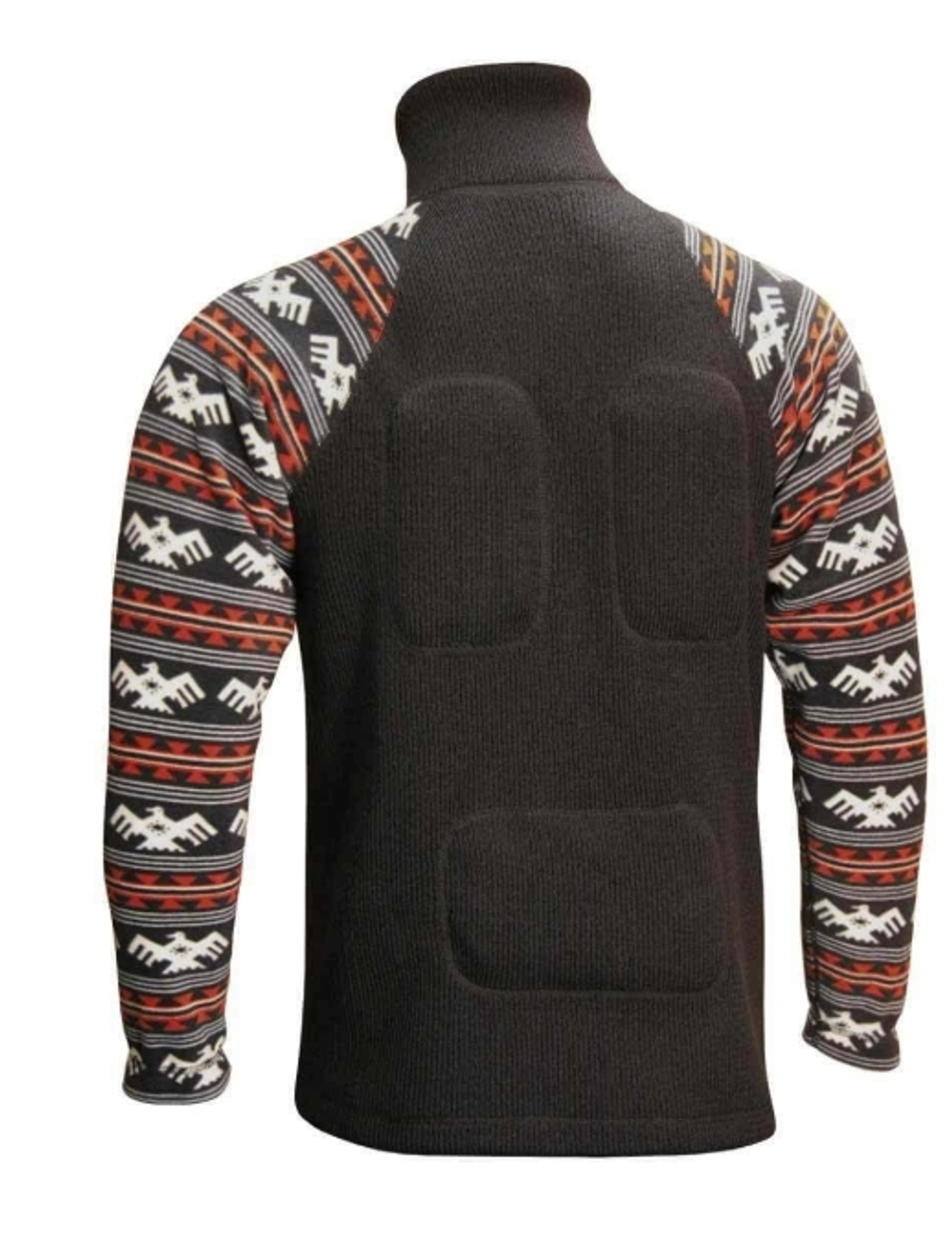 Фуфайка шерстяная с подогревом RedLaika Arctic Merino Wool RL-TM-07 (рукава флис)