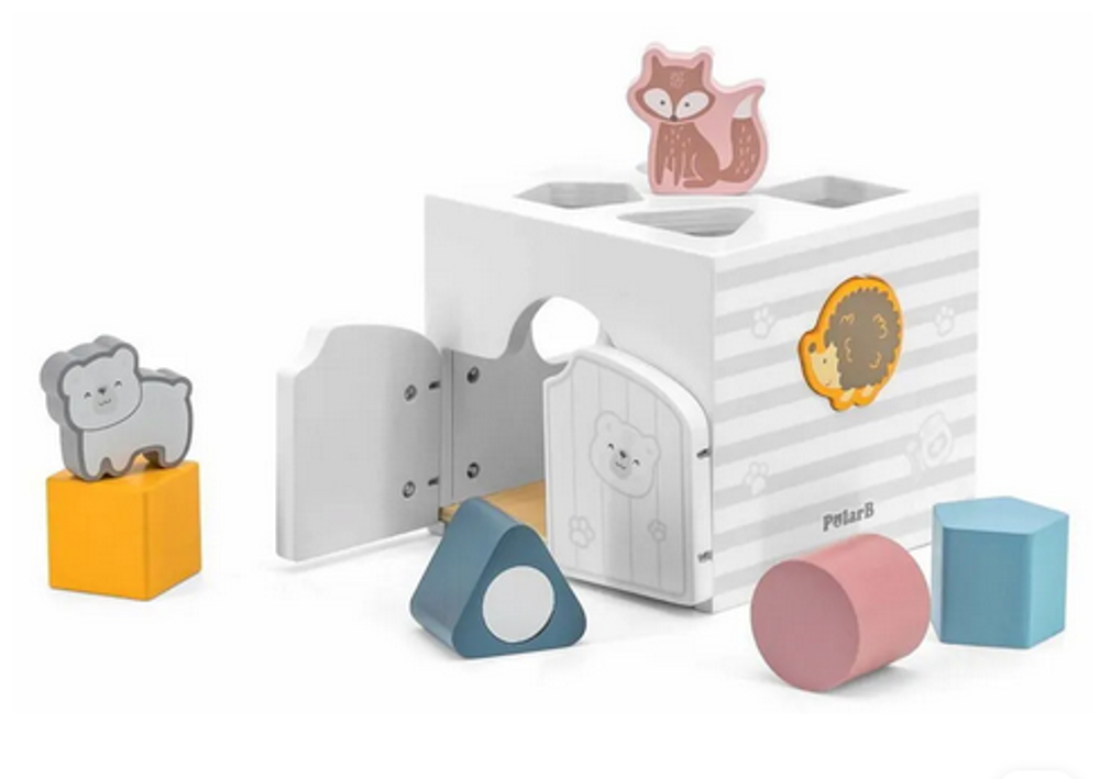 Сортер "Домик" коробка 44052 (VIGA)