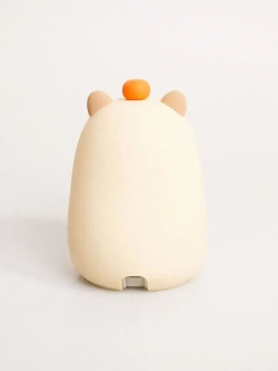 Детский ночник с таймером Капибара силиконовый, беспроводной светильник для малышей