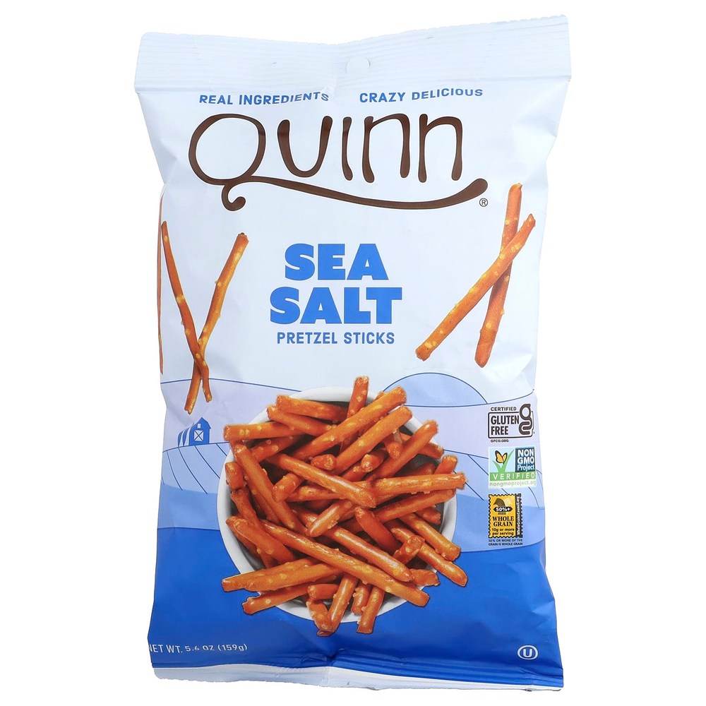 Quinn Snacks, Крендель, морская соль, 159 г (5,6 унции)