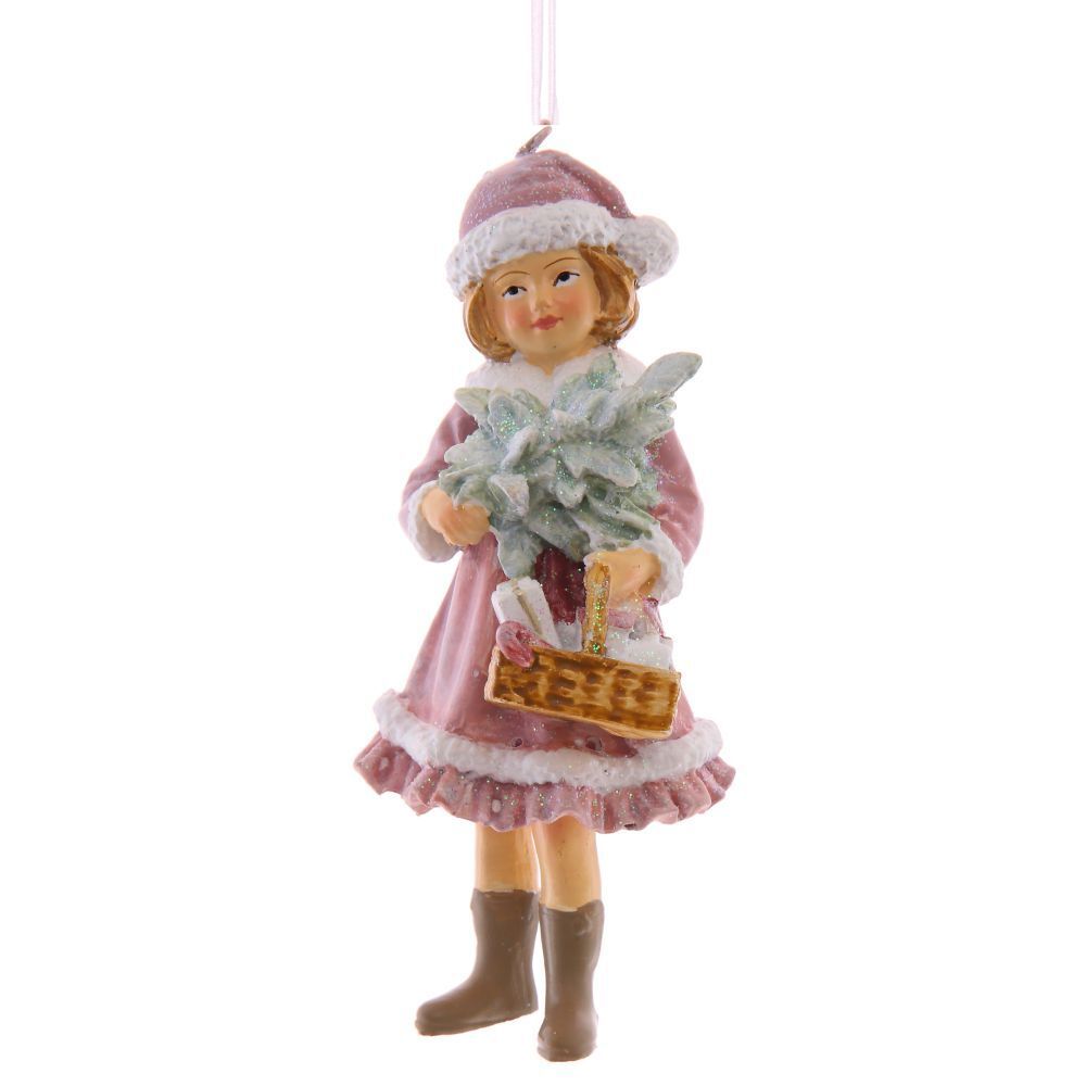 GAEM Украшение новогоднее "Девочка", L4,5 W4,5 H11,5 см, 2в.