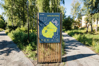 Уличные информационные стенды и указатели