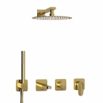 Душевая система WasserKRAFT Neckar 2100 SET2842 золото