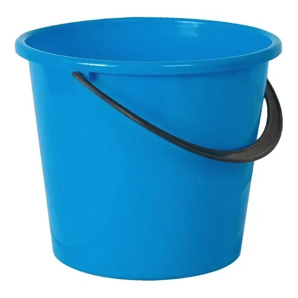 Ведро Ромашка 8л (Синий) (комплект 10 шт)