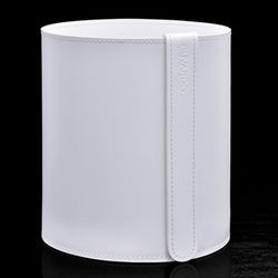 Корзина для бумаг 18 литров из кожи Cuoietto с металлической вставкой 320*270 (BBCMet) 11