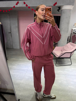 Спортивный костюм Девяностые малиновый