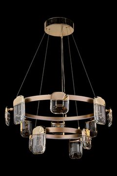 Подвесная люстра LE7771/8+4 Gold золото Natali Leon