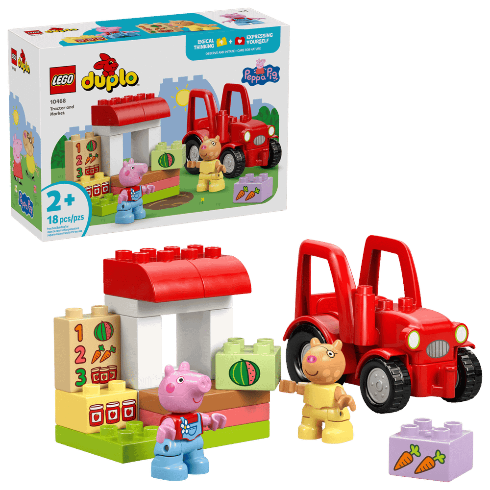 Конструктор LEGO Duplo 10468 Peppa Pig: Tractor and Market