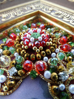 Ии-72 Набор для вышивания хрустальными камнями Святая Зинаида