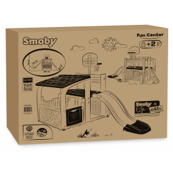 Игровой центр Smoby 840206 с горкой и скалолазной стенкой 840206 — фото 4