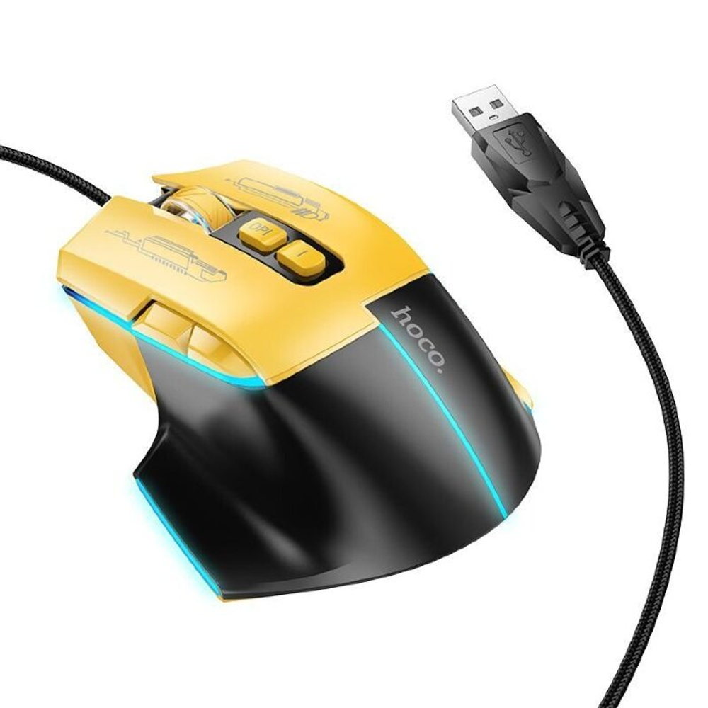 GM31 Overlord luminous gaming wired mouse