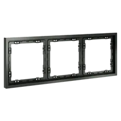 Рамка пластиковая VOLTUM S70 на 3 поста, (титан)