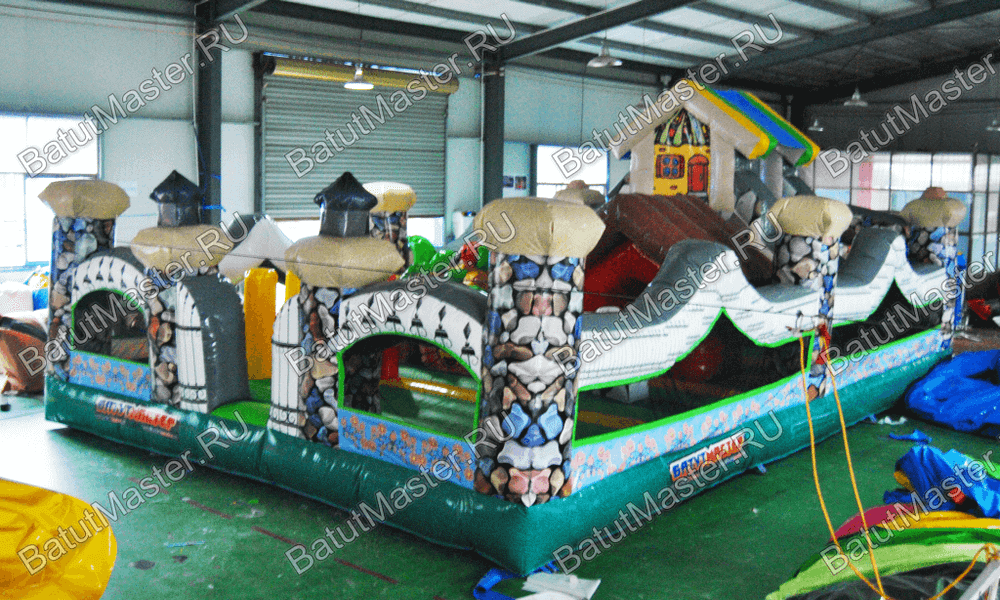 Коммерческий надувной батут "Терем" 6*6*4 м