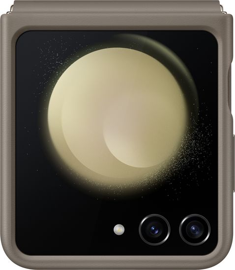 Чехол Samsung Flap Eco-Leather Case Z Flip5 кремовый