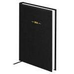 Ежедневник 2025г. А5, BG Ariane. Black, балакрон, черный, 176л