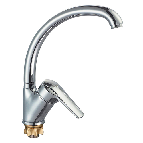 Смеситель для кухни 40к Glauf 9G4-A182 ЛАТ бок. ручка, п/гайку