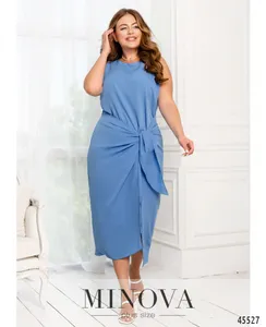 Платье 2285-голубой Minova