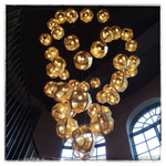 Подвесной дизайнерский светильник  Etch by Tom Dixon (бронзовый)