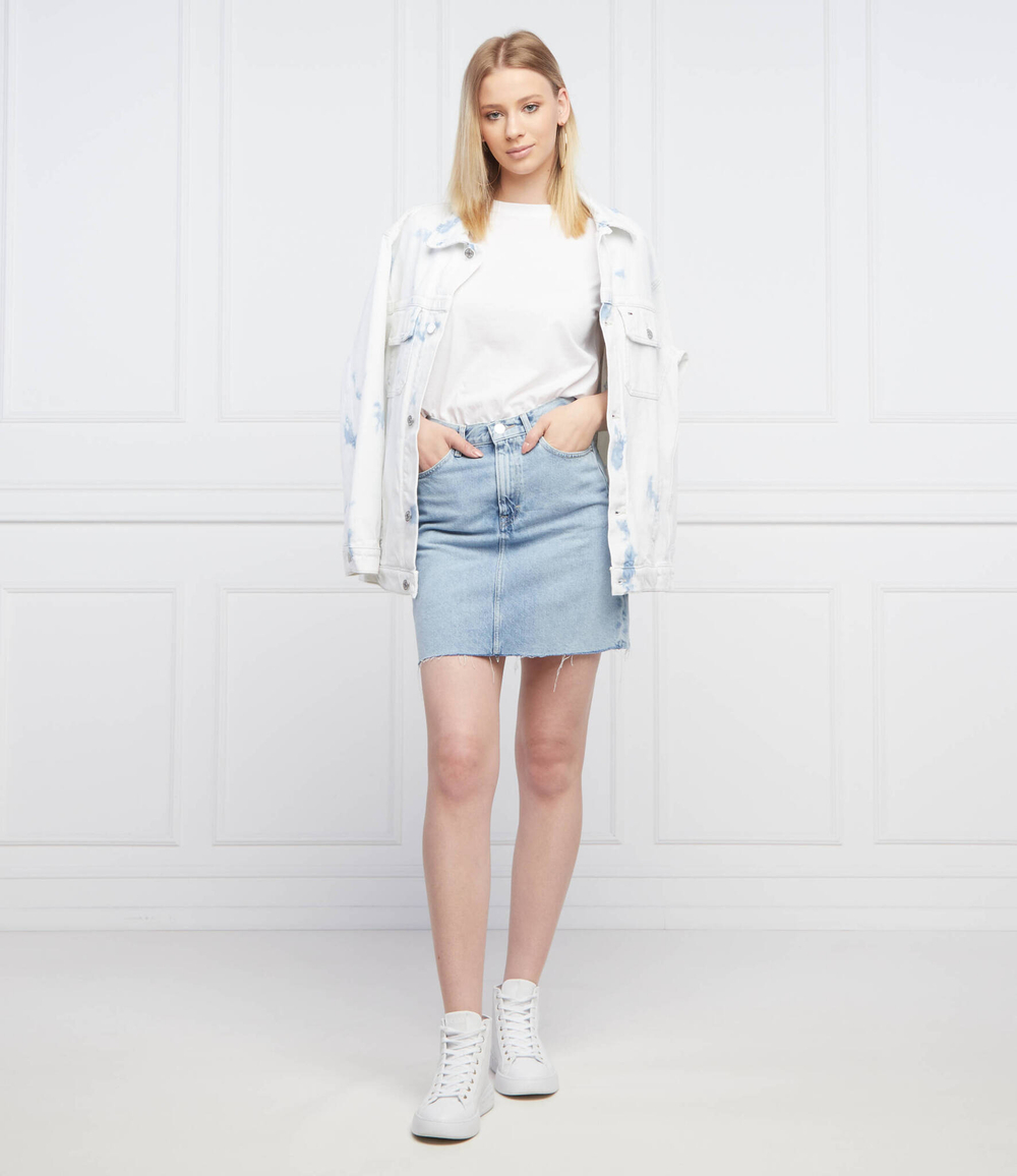 юбка Tommy Jeans - голубой(DW0DW12435)