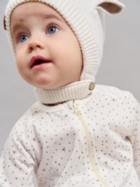 Шапка из смесовой шерсти "Овечка" 0+