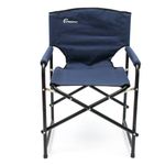 Кресло складное СЛЕДОПЫТ Комфорт, 560х470х830 мм, сталь 22 мм, синий/2/