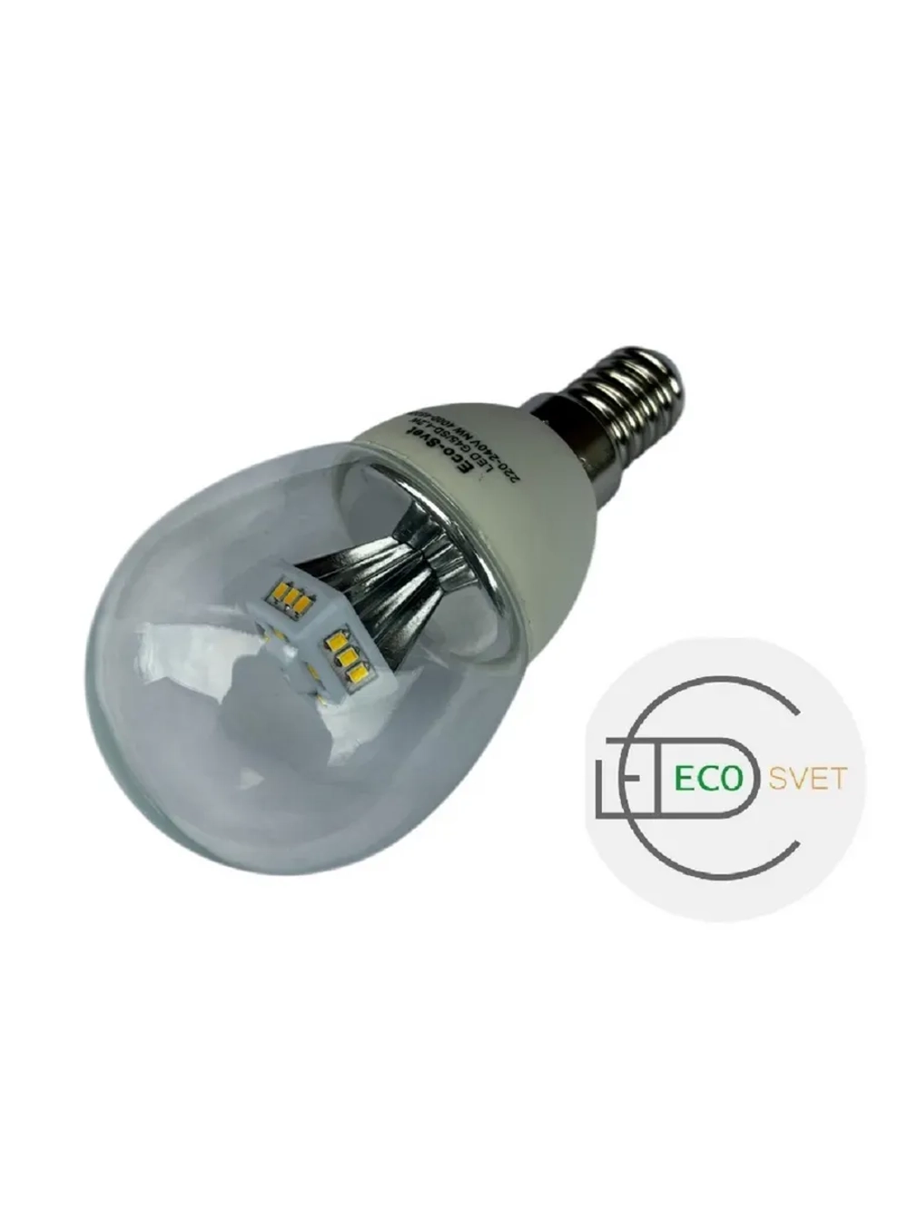 Светодиодная LED лампа G45 4,2W E14 нейтр 10шт