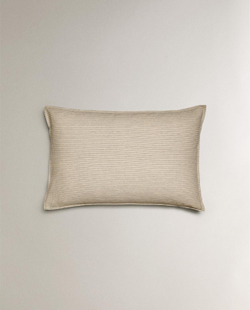 Zara Home - Наволочка в полоску из окрашенной пряжи 80x80 см