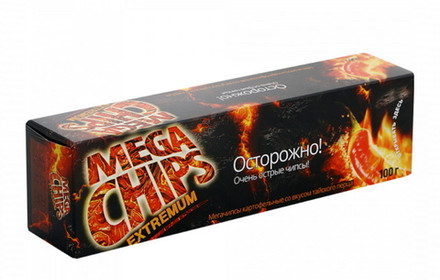 Чипсы "Мега чипсы" 100 г. EXTREMUM Тайский перец Белпродукт