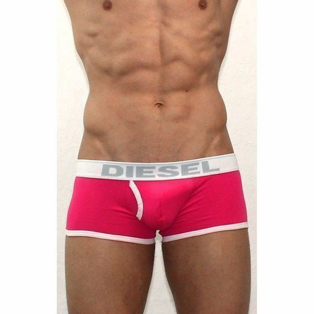 Мужские трусы хипсы розовые Diesel Pink Boxer