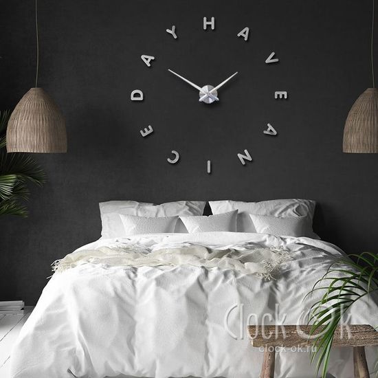 Настенные 3D часы Have a nice day