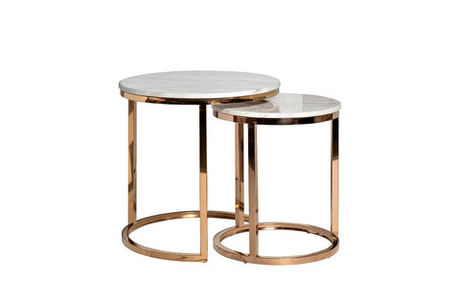 Стол журнальный Garda Decor Garda Decor(набор из 2 шт.) d60*63, d47*55 см
