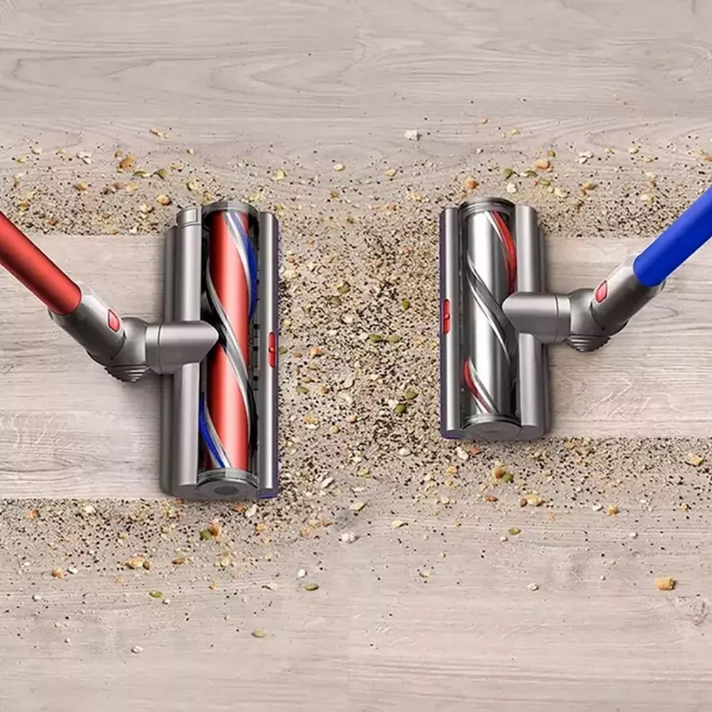 Пылесос Dyson V15 Detect Fluffy SV47, синий/никель (Blue/Nickel)