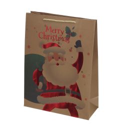 GAEM Пакет подарочный L (бумага 210г/м2, блок 12шт), L30 W12 H40 см, 4в.