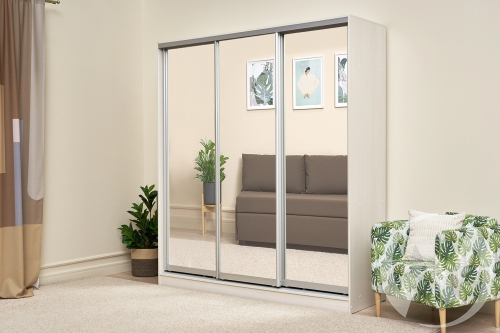 Шкаф-купе 2;0 м Тринити 8 (сандал светлый)