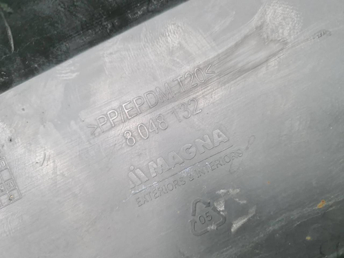 Юбка заднего бампера BMW X3 F25 (14-17) M-paket