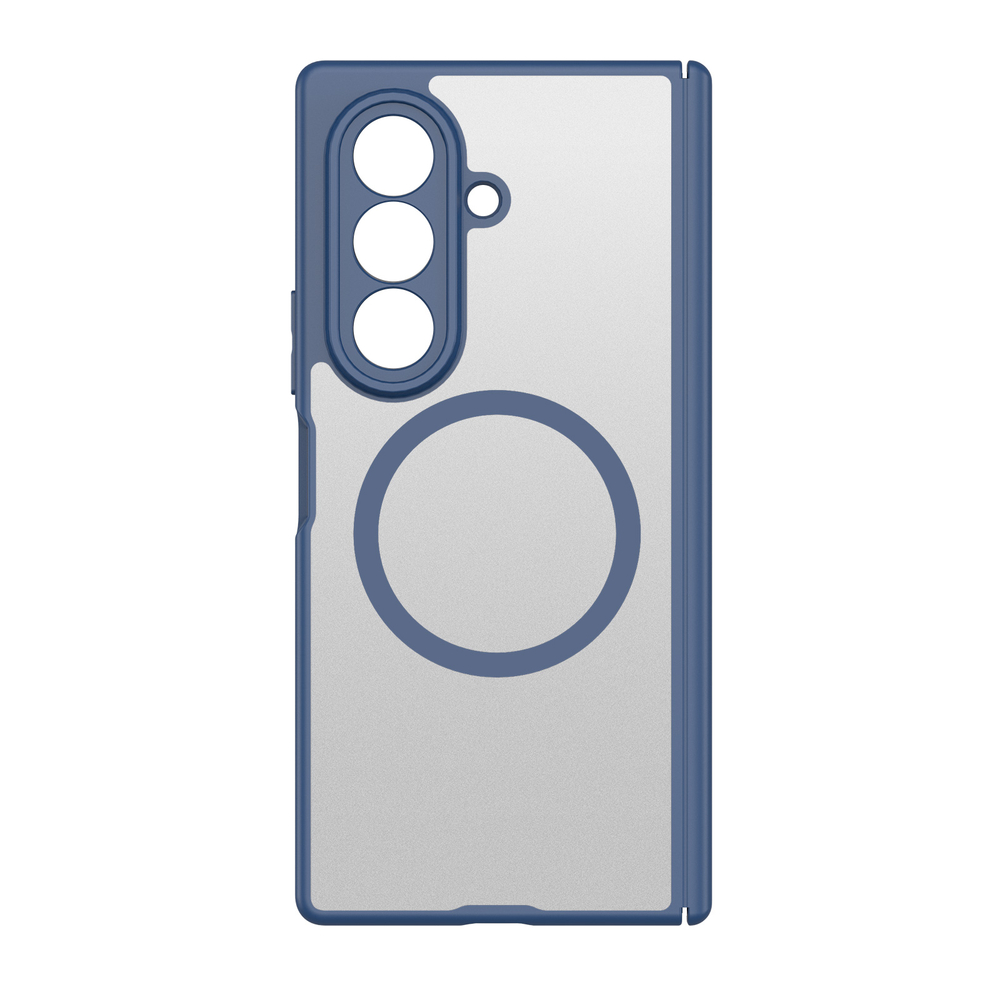 Усиленный чехол синего цвета с MagSafe для Samsung Galaxy Z Fold 8 Ultra, серия Expn Series Magnetic от Dux Ducis