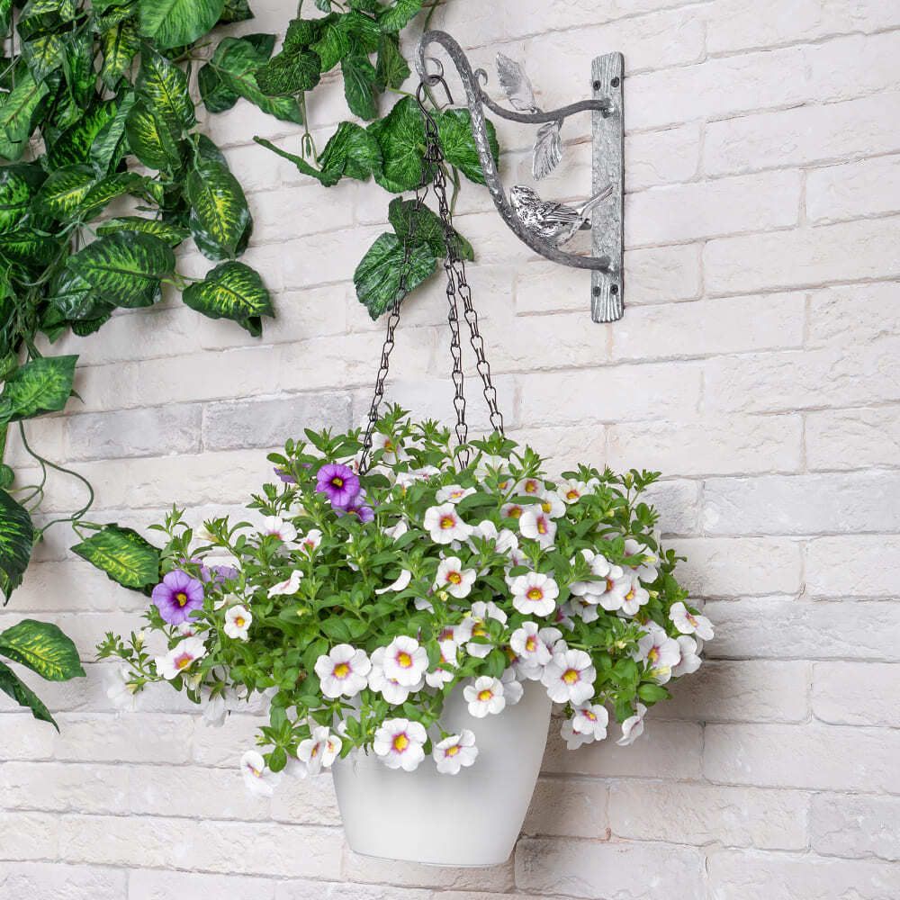 Кронштейн для цветов Птичка Терра Ливз Айс