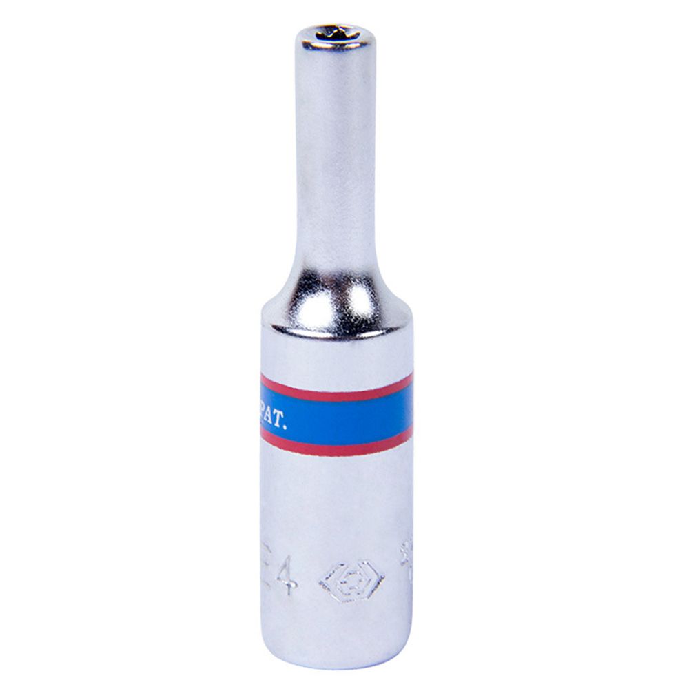KING TONY (227504M) Головка торцевая глубокая TORX Е-стандарт 1/4", E4