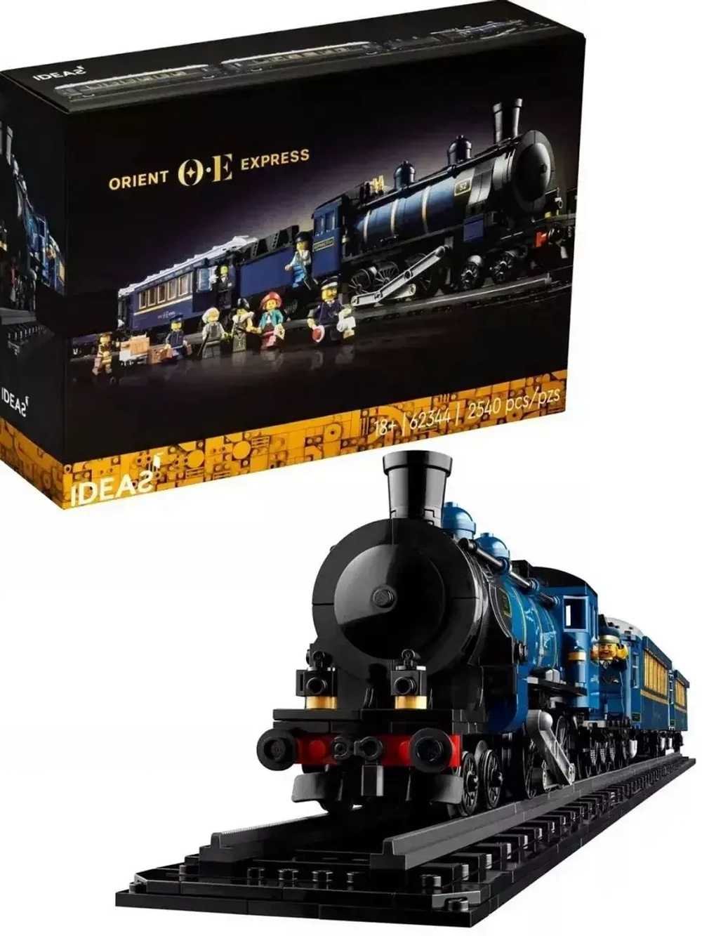 Конструктор Поезд Восточный экспресс 2540 деталей