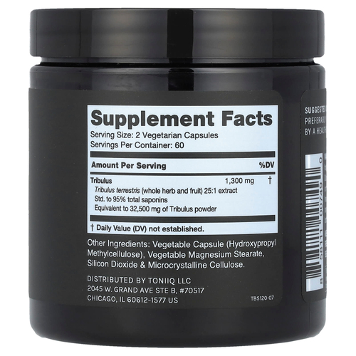 Toniiq, Якорцы, 120 капсул (650 мг в 1 капсуле)