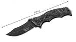 Дизайнерский нож Dark Side Blades Spring Assisted DS-A058 Black