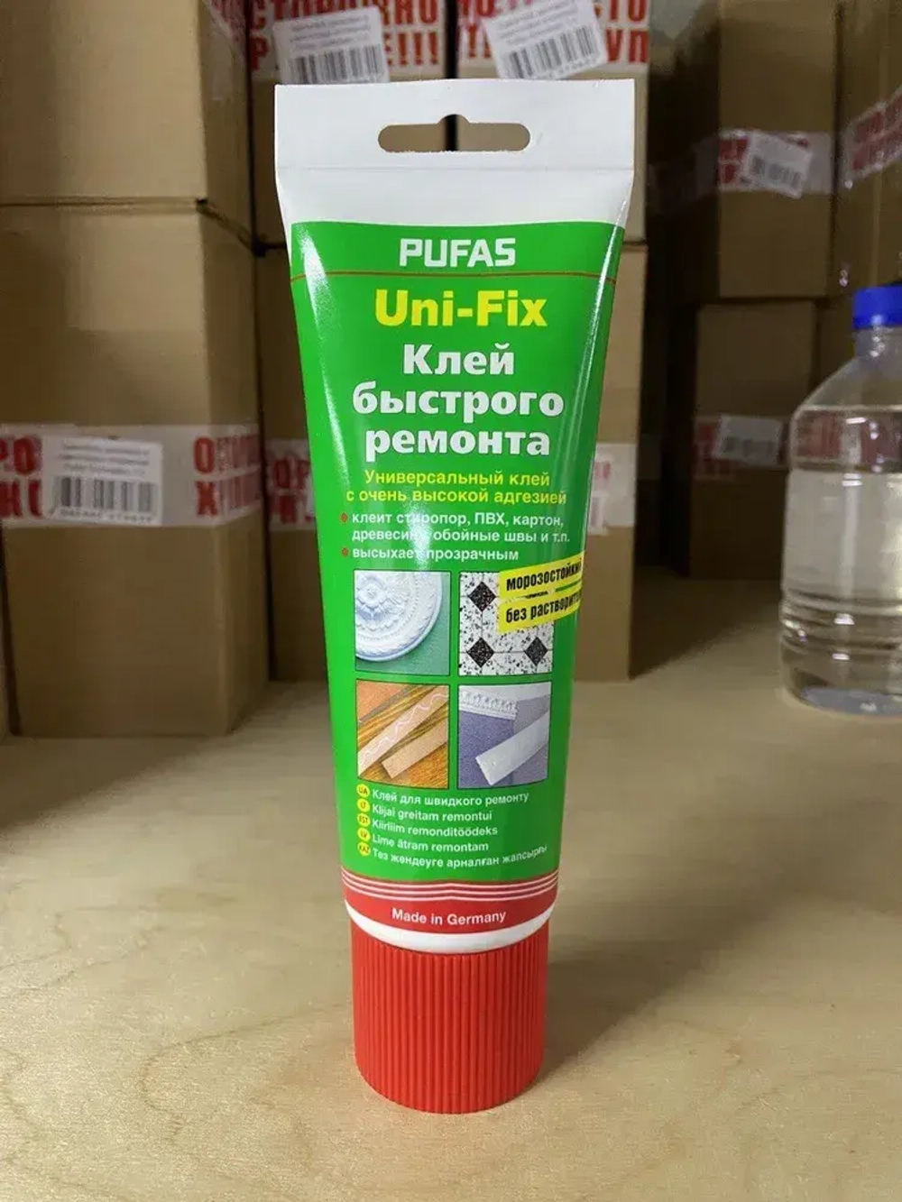 Клей для обойных швов для всех видов обоев Pufas Uni-Fix, 250 г. Германия Пуфас для подклейки обоев