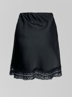 Юбка TREND ICON 312 короткая на резинке с кружевом снизу