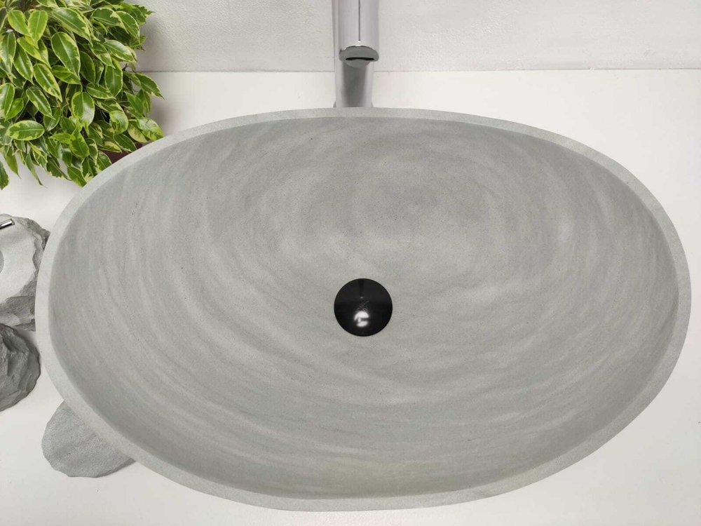 Раковина из андезита Oval Blue OA-60920 (55*38*19)