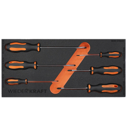 WDK-3706SD Набор отверток PH/SL в ложементе, 6 предметов